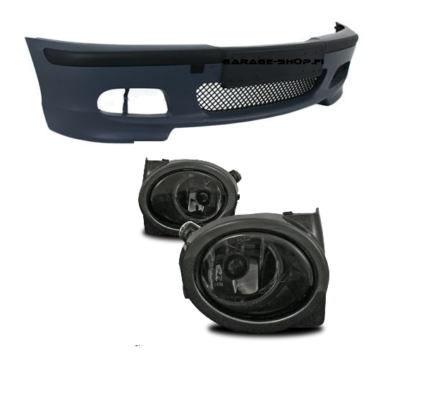 Bmw e46 front bumper + foglight